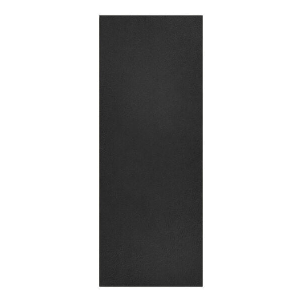 H. Risch - 4.25" x 11" Customizable 2 View Menu Cover - Pack of 12 - BEVWTAM2V4.25X11BLK