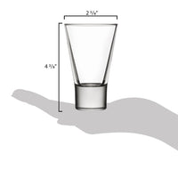 Libbey - Series V 4.75 Oz. Customizable Rim Tempered Tall Shot Glass - Pack of 12 - 11126021