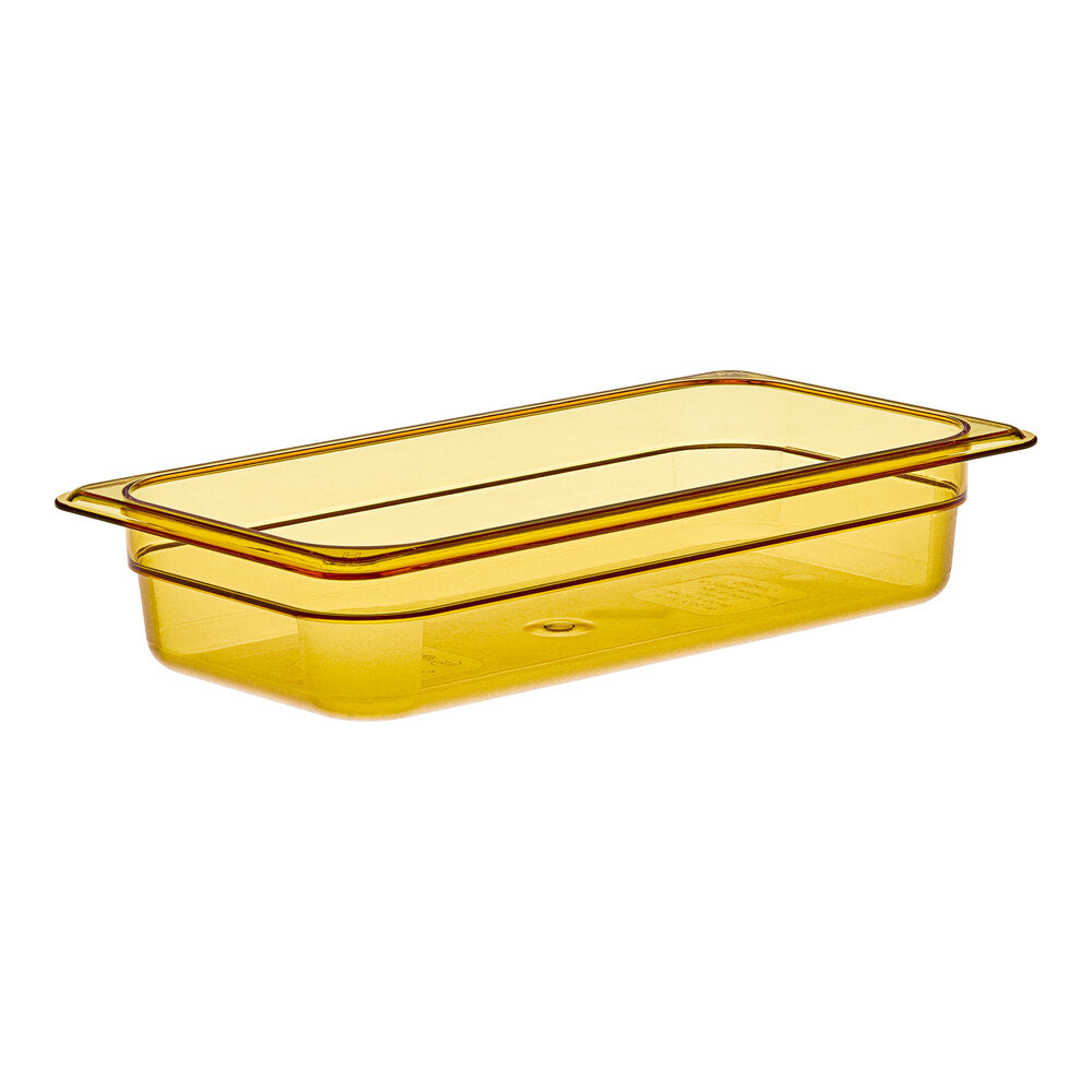Cambro - Pan Ins 1/3 Sz 2.5" Dp H/TEMP Amber - 32HP150