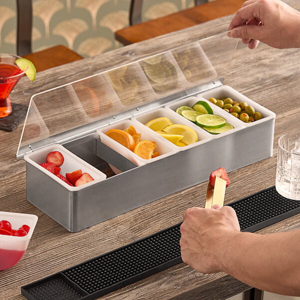American Metalcraft - Holder Condiment Stainless Steel - CD6