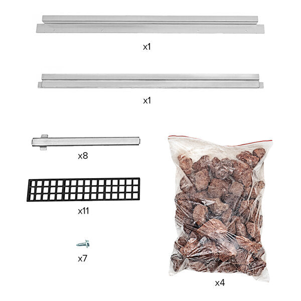 Vollrath - Lava Rock Kit for the 48" Heavy-Duty Gas Radiant Charbroiler - 352577-1