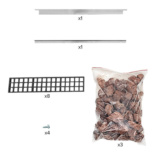 Vollrath - Lava Rock Kit for the 36" Medium-Duty Gas Charbroiler - 353428-1