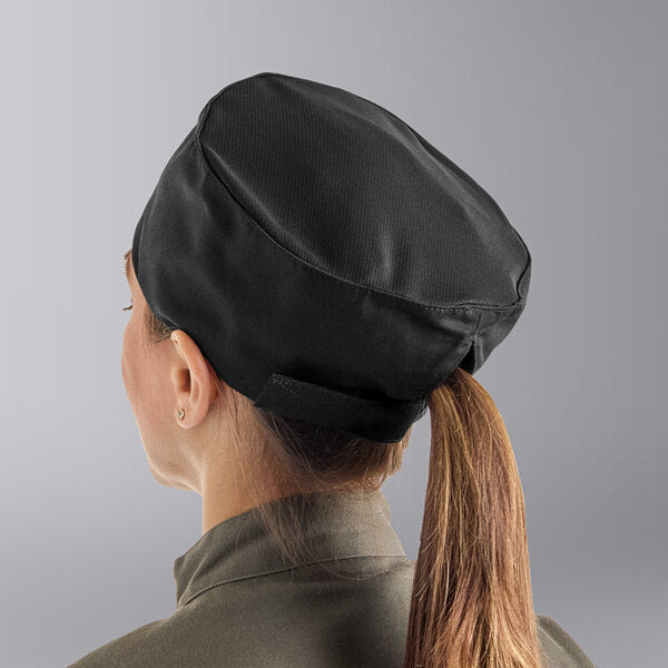 Mercer - Millennia® Black Mesh Top Baker's Skull Cap - M60070BK