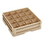 Vollrath - 16-Compartment Traex Closed Wall Full Size Cup Rack with 1 Risers - CR4D