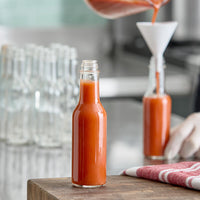 Bottle Glass 5 Oz Woozy 24-414 Finish - Pack of 12 - 51210424
