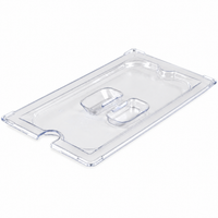 Vollrath - Third-Size Super Pan® Slotted Clear Cover - 32300