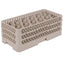 Vollrath - 17-Compartment Traex® Half-Size Glass Rack, 6.5