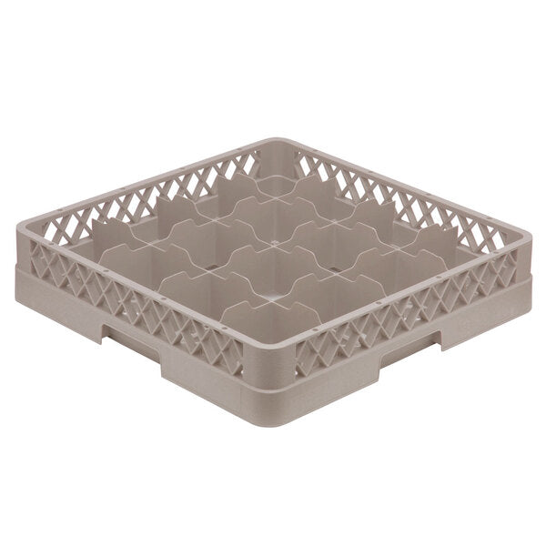 Vollrath - 16-Compartment Traex Full-Size Cup Rack in Beige - TR4A