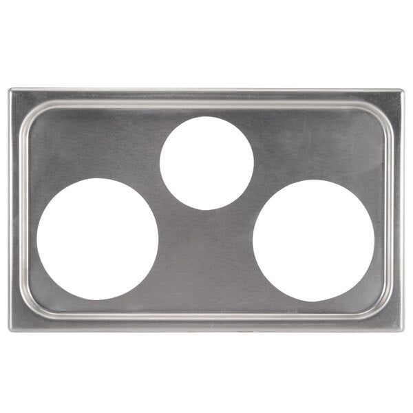 Vollrath - Adaptor Plate with One 4 ⅞" Cutout and Two 6 ⅜" Cutouts - 19193