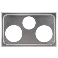 Vollrath - Adaptor Plate with One 4 ⅞" Cutout and Two 6 ⅜" Cutouts - 19193
