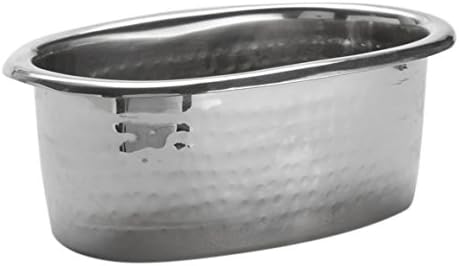 American Metalcraft - Pan Mini Oval 11 Oz 5.5X3.75" Stainless Steel Hammered - HMBV