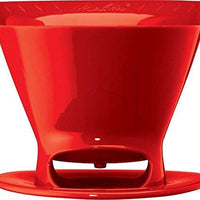 MELITTA - Cone Filter Coffee Plas Red Pourover - Pack of 8 - 640820