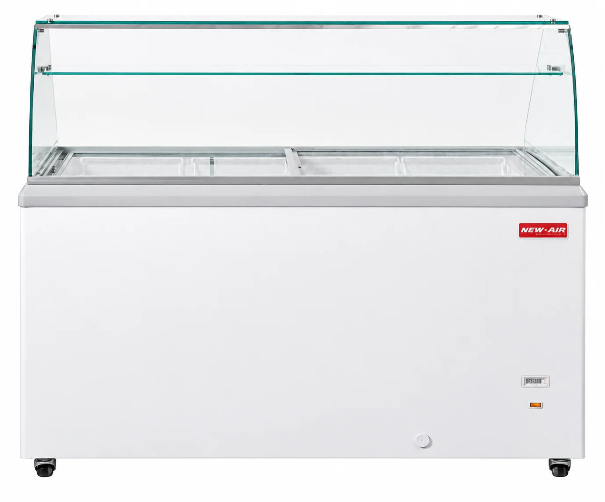 New Air - 71" Ice Cream Dipping Cabinet with 12 Tubs - NIF-71-DC