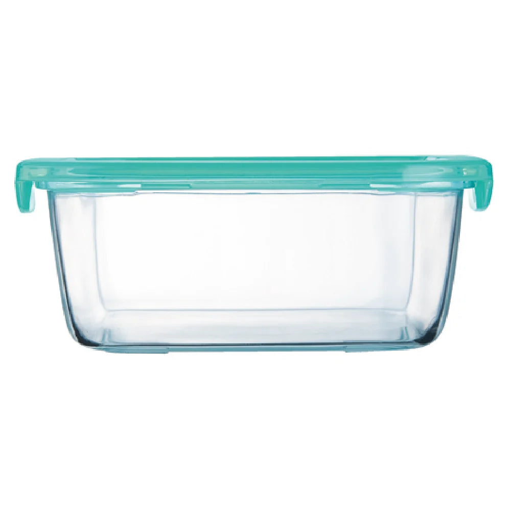 Arc Cardinal - 25.5 Oz Square Keep N Box Food Storage Container W/ Lid - 6" X 6", Glass - Pack of 6 - P5521