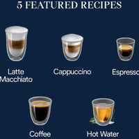 DeLonghi - Magnifica Start Automatic Silver Espresso Machine with LatteCrema System - ECAM22080SB