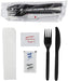 511 Foodservice - Polystyrene Black Meal Kit, 250/cs - HSMK-61