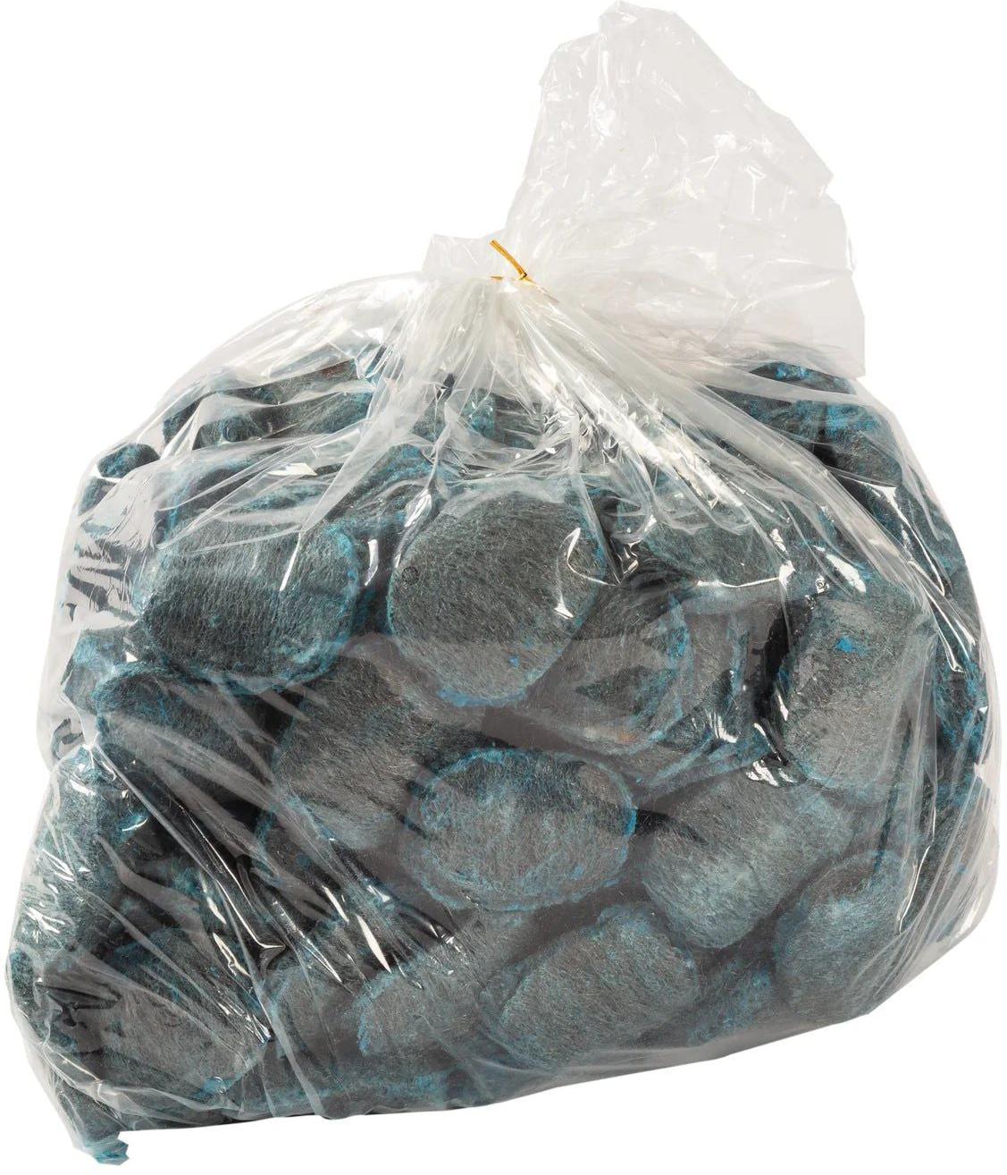 511 Foodservice - Steel Soap Pad Wool 10gm Blue SOS Type, 10/Pk - 422010