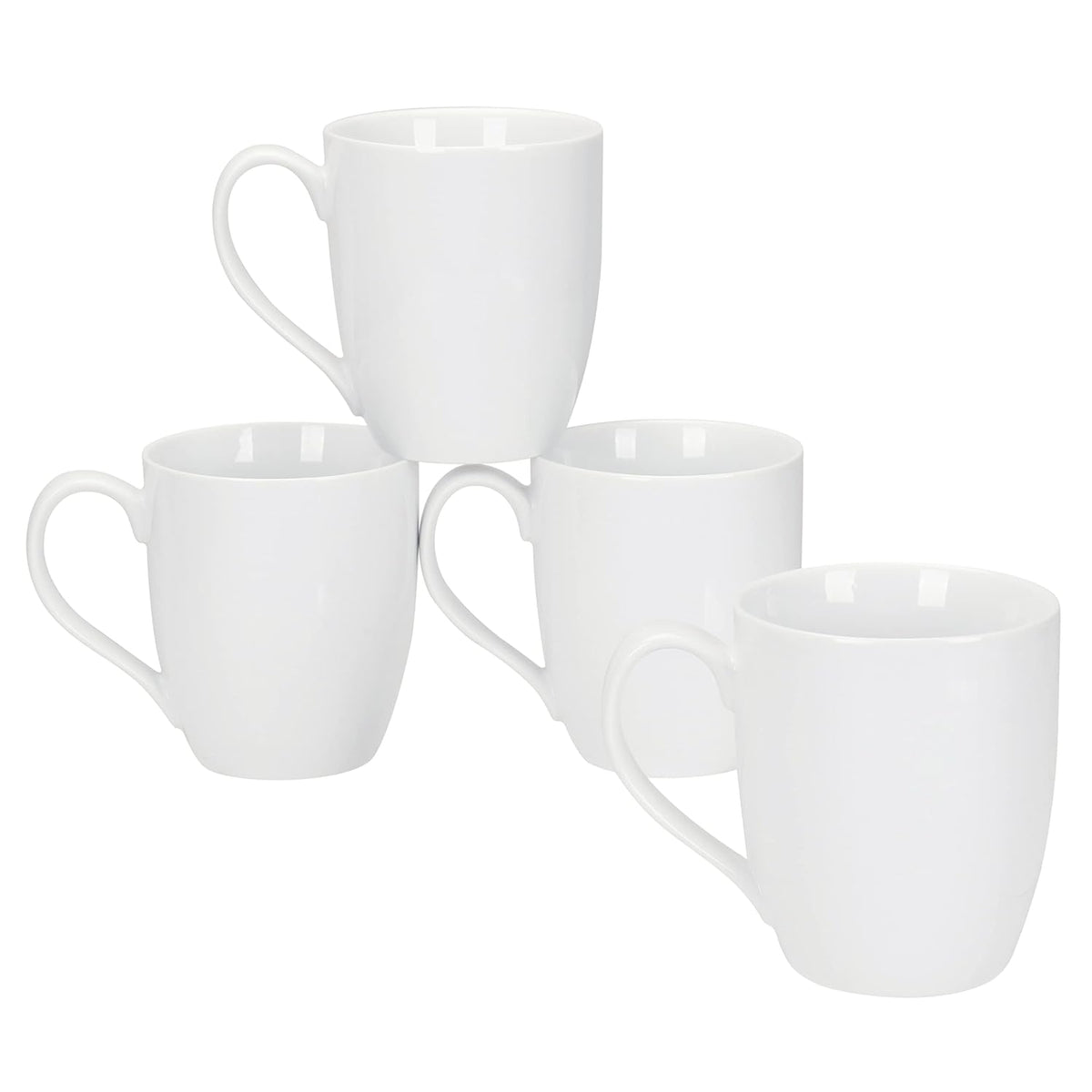 DANESCO - Bia Cordon Bleu White Porcelain Bistro Mug 4pc Set - 903109
