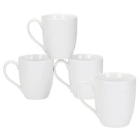 DANESCO - Bia Cordon Bleu White Porcelain Bistro Mug 4pc Set - 903109