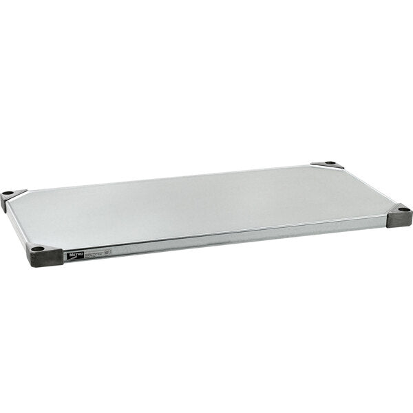 Metro - 14" X 36" 18 Gauge Flat Stainless Steel Solid Shelf - 1436FS