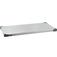 Metro - 14" X 36" 18 Gauge Flat Stainless Steel Solid Shelf - 1436FS