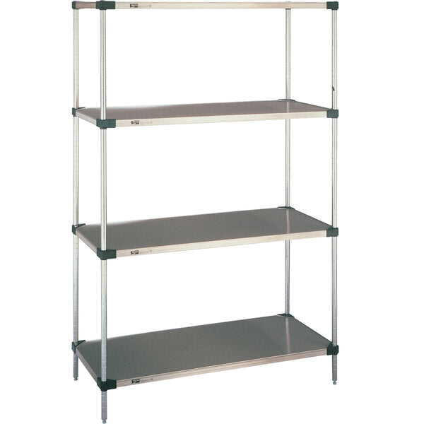 Metro - 14" X 36" 18 Gauge Flat Stainless Steel Solid Shelf - 1436FS