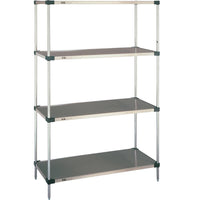 Metro - 14" X 36" 18 Gauge Flat Stainless Steel Solid Shelf - 1436FS