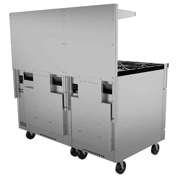 Vulcan - 60" Gas Restaurant Range with 10 Burners and 2 Standard Ovens - 60SS-10B