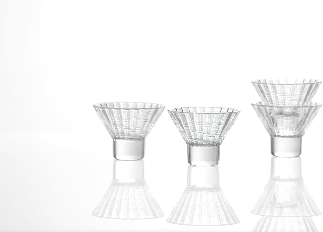 Fortessa - 8 Oz Mahalo Clear Martini Stackable Glass, Pack of 4 - MAHALO.CL.4.06
