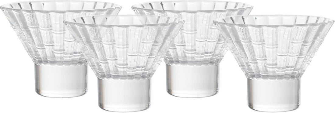 Fortessa - 8 Oz Mahalo Clear Martini Stackable Glass, Pack of 4 - MAHALO.CL.4.06