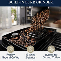DeLonghi - Magnifica Start Automatic Silver Espresso Machine with LatteCrema System - ECAM22080SB