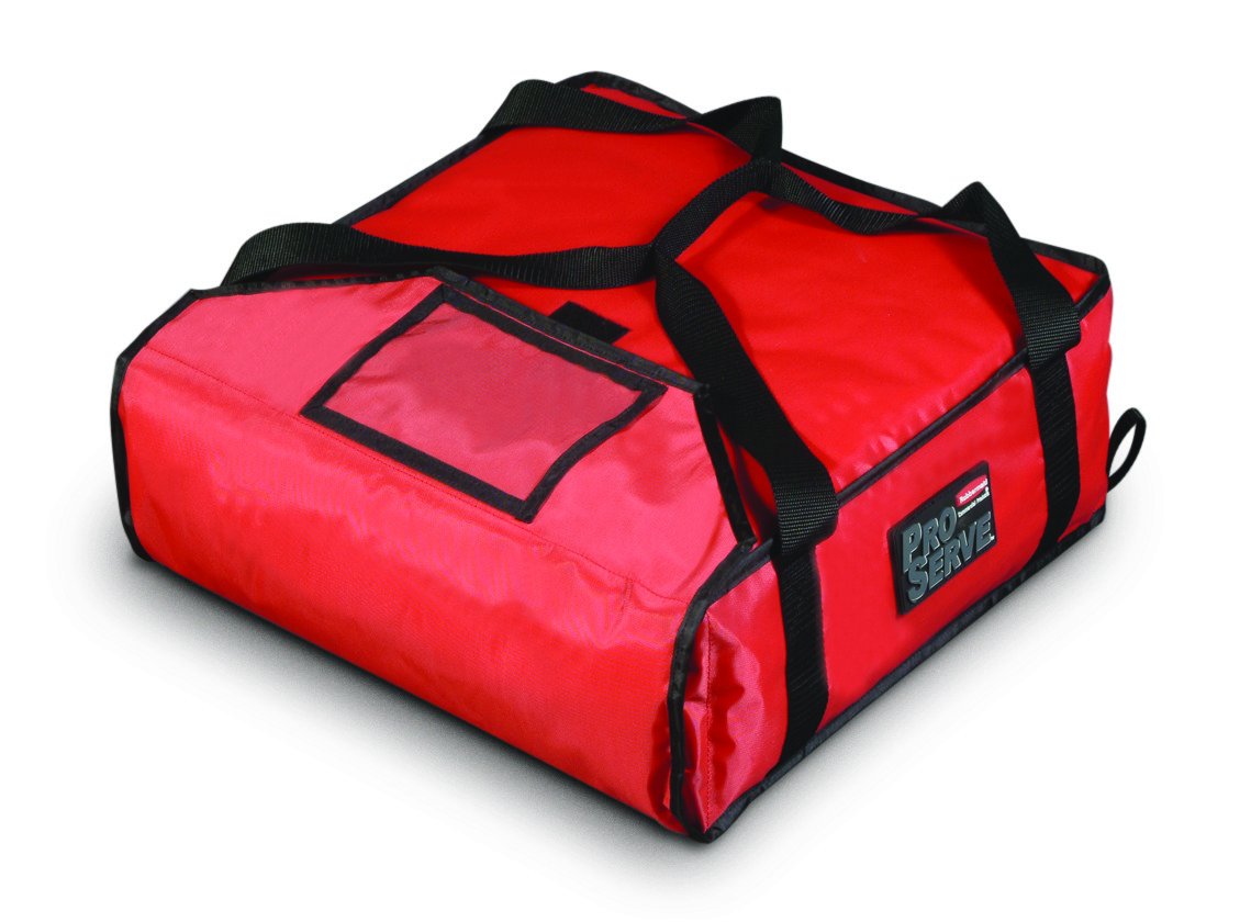 Rubbermaid Commercial - Proserve Professional Delivery Bags - Pizza - Pack of 6 - FG9F3500RED