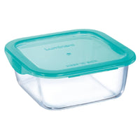 Arc Cardinal - 25.5 Oz Square Keep N Box Food Storage Container W/ Lid - 6" X 6", Glass - Pack of 6 - P5521