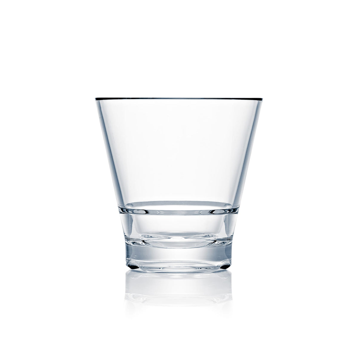 Strahl - Capellastack 9 Oz. Plastic Stackable Rocks / Old Fashioned Glass - Pack of 12 - N710093