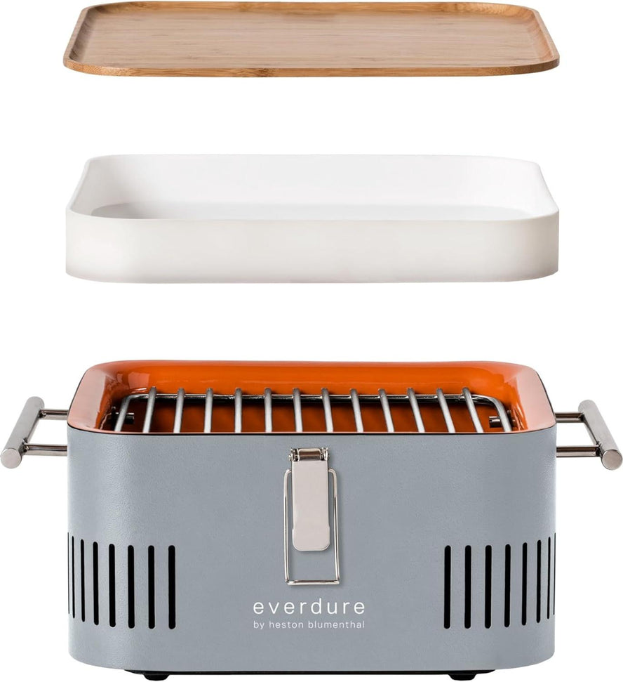 Everdure - CUBE Portable Charcoal BBQ Stone Grill - HBCUBESUS