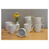 DANESCO - Bia Cordon Bleu White Porcelain Bistro Mug 4pc Set - 903109