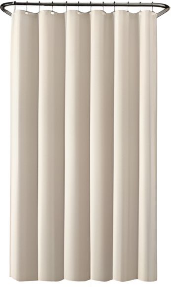 72" x 72" White Nylon/Polyester Shower Curtains - 92471