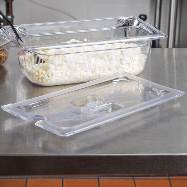 Vollrath - Third-Size Super Pan® Slotted Clear Cover - 32300