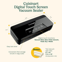 Cuisinart - Digital Touch Screen Vacuum Sealer - VS-600C
