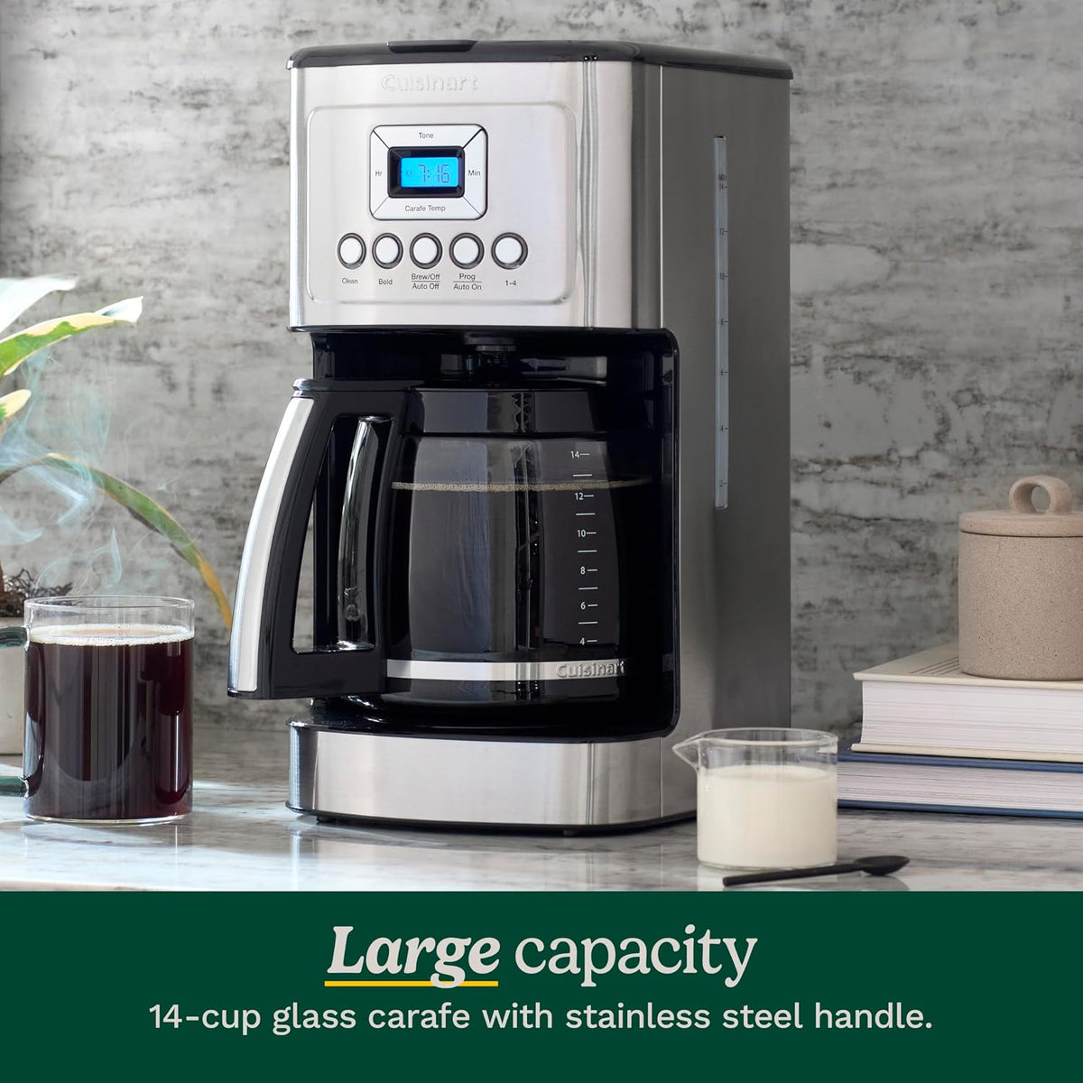 Cuisinart - PerfecTemp 14 Cup Programmable Coffee Maker - DCC-3200NASC