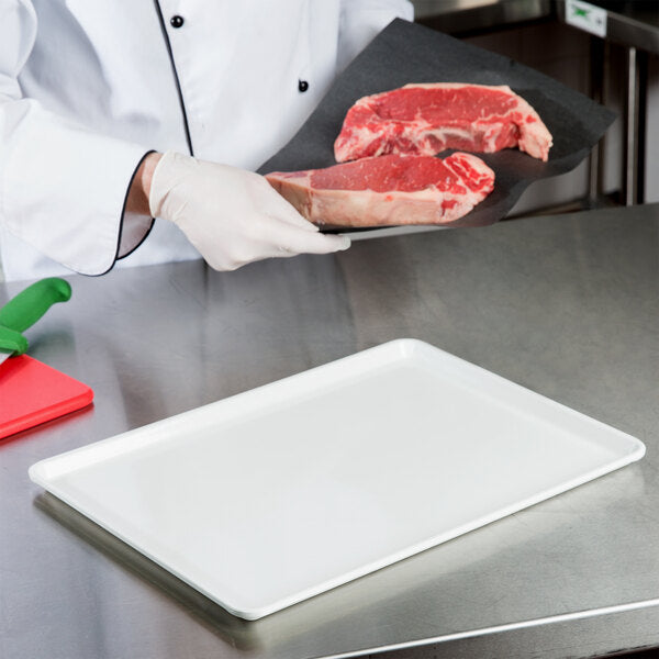 Cambro - 12 Inch Dietary Tray – High-impact Fiberglass - Pack of 12 - 1216D148