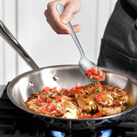 All-Clad - D3 Stainless Steel 12" Fry Pan with Lid - 41126