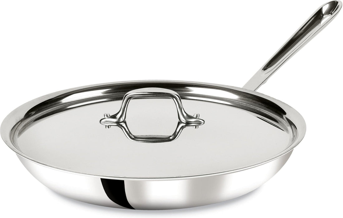 All-Clad - D3 Stainless Steel 12" Fry Pan with Lid - 41126
