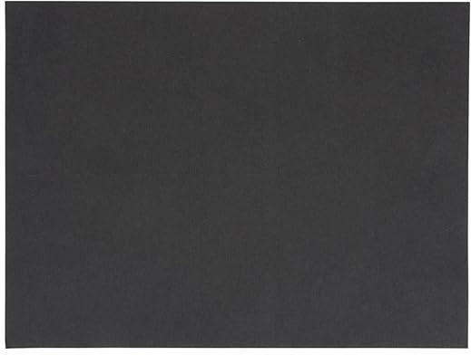9 X 12" Black Steak Paper, 1000/Bx - BSP911