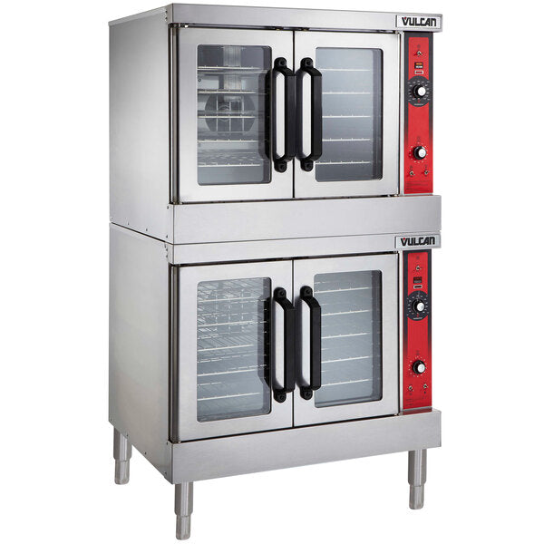Vulcan - Double Deck Full Size Electric Convection Oven with Computer Controls, 208V/ 3Ph - VC44EC