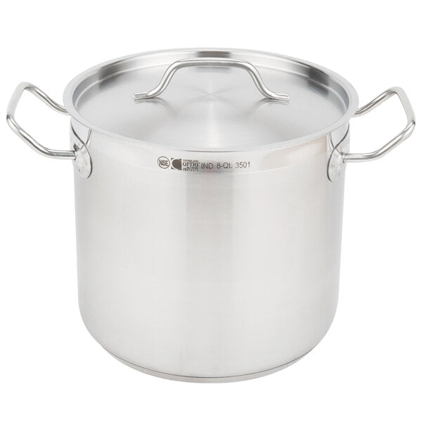 Vollrath - 8-Quart Optio™ Stock Pot with Cover - 3501