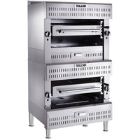 Vulcan - 6 Burners Double Deck Upright Ceramic Broiler - VBB2