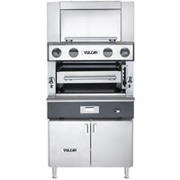 Vulcan - Upright Ceramic Broiler with Cabinet Base & Finishing Oven, 100,500 BTU - VBB1BF