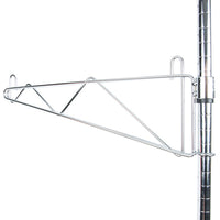 Metro - 18 Inch Post Mount Shelf Support Bracket - 1WS18C