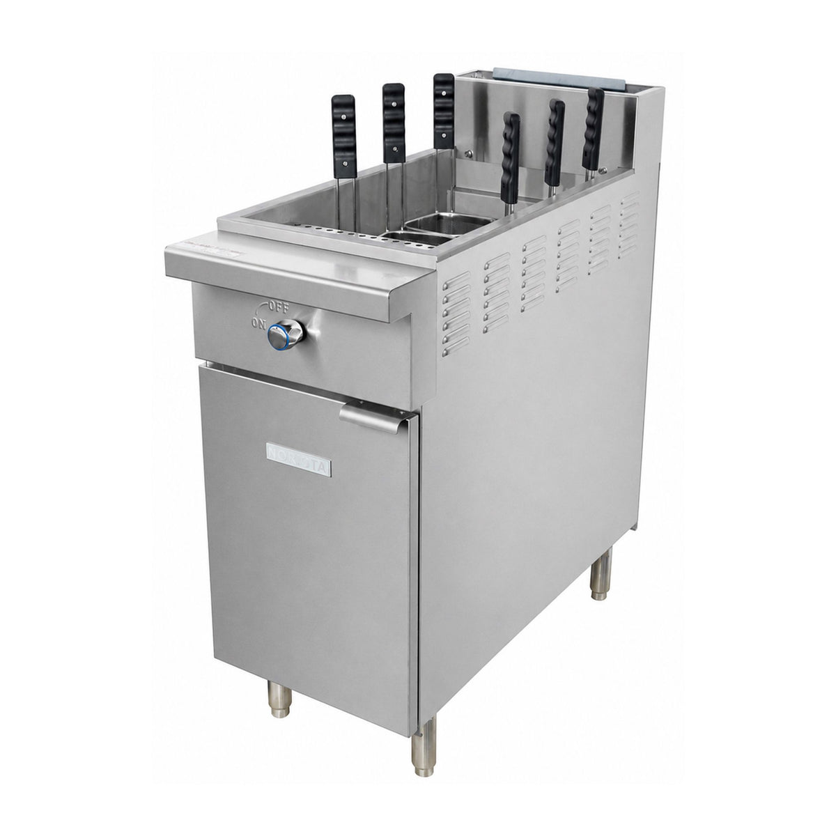 Noriota - 11 Gallon 60000 BTU Commercial Natural Gas Pasta Cooker - NPC11